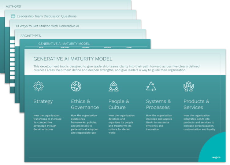 AI Maturity Model Newsletter Image